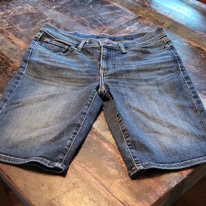 Lucky Brand Dark Blue Denim Shorts